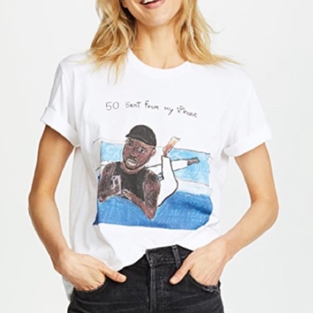 Unfortunate portrait tee shirt size small 50 cent